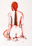 Tusche auf Papier, 50 x 70 cm