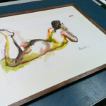 Konservatorische Einrahmung im Sandwichverfahren abgedichtet Foto: Bojan Radojkovic GCF